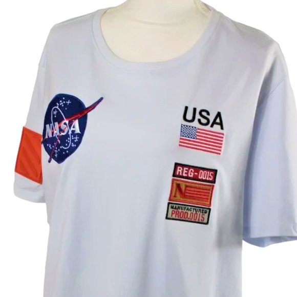 Hudson Outerwear Short Sleeve NASA The Meatball Space Crew Tee Shirt, Size 2X - Picture 2 of 6